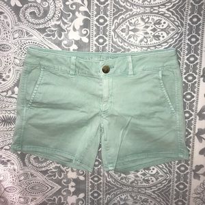 American Eagle Outfitters Mint Green Women Shorts